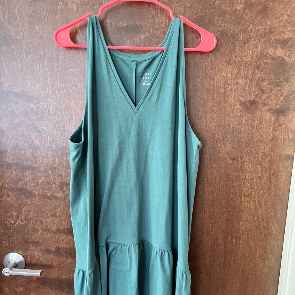 Target A New Day Ruffle Hem Sleeveless Dress